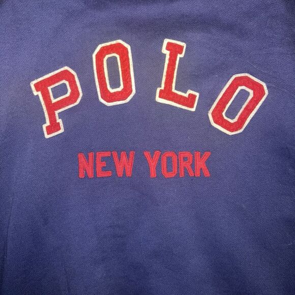 Polo Ralph Lauren Other - Polo Ralph Lauren Mens Jacket Medium Blue New York Varsity Baseball Letterman P